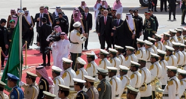 Cumhurbaşkanı Erdoğan Riyad'da askeri törenle karşılandı