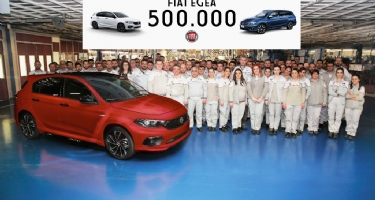 500.000’inci Egea Banttan İndi! Fiat Egea Üretimi 500.000 Adede Ulaştı!