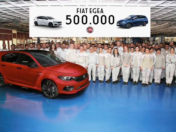 500.000’inci Egea Banttan İndi! Fiat Egea Üretimi 500.000 Adede Ulaştı!