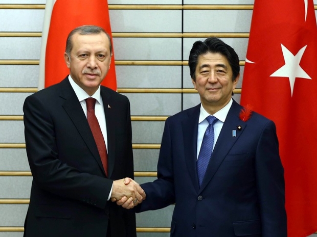 Cumhurbaşkanı Erdoğan, Japonya Başbakanı Abe ile Görüştü