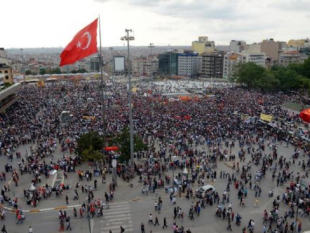 Destek mitingi sona erdi