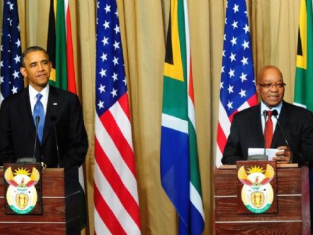 Obama Mandela'nın ailesiyle görüştü