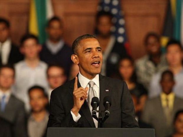 Obama, Güney Afrika'da