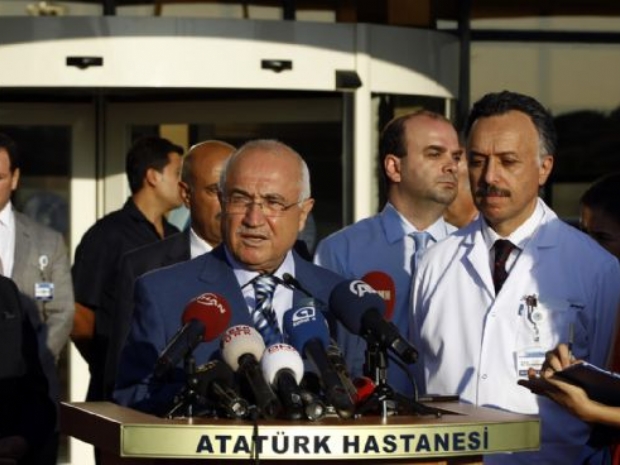 Yaralı polisleri ziyaret