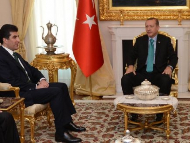 Erdoğan, Barzani'yi kabul etti