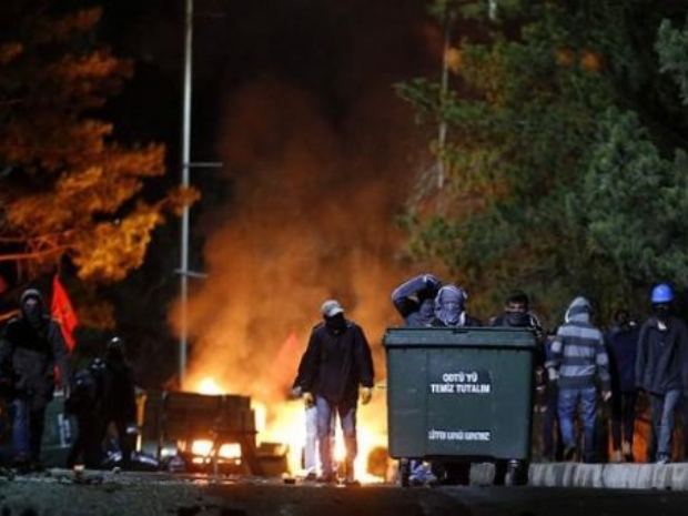 ODTÜ'de protestoculara müdahale