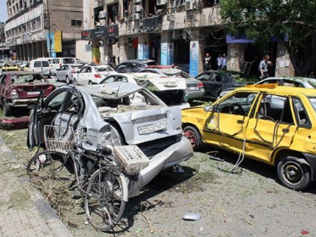 Şam'da şiddetli patlama: 16 ölü