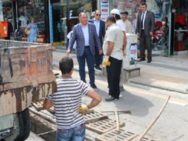 Başkan Salman Çalışmaları Yerinde İnceledi