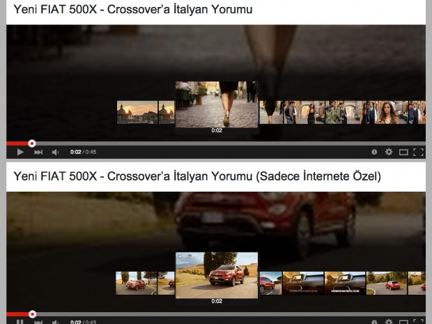 Fiat 500X’ten internete özel reklam filmi