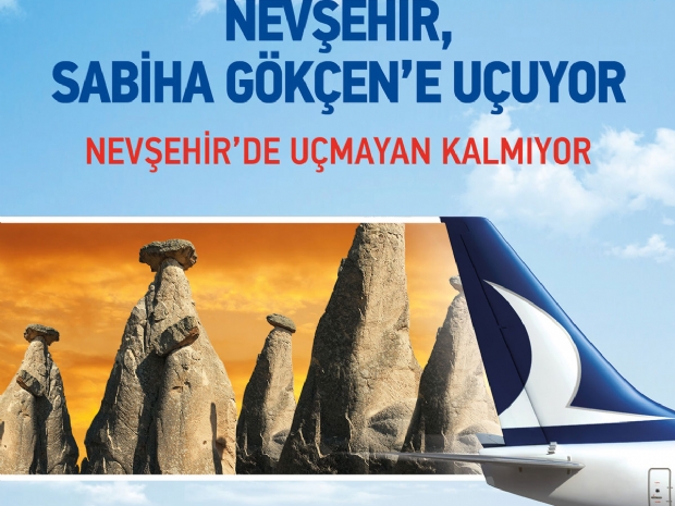 Anadolujet, İstanbul Sabiha Gökçen – Nevşehir (Kapadokya) uçuşlarına başladı