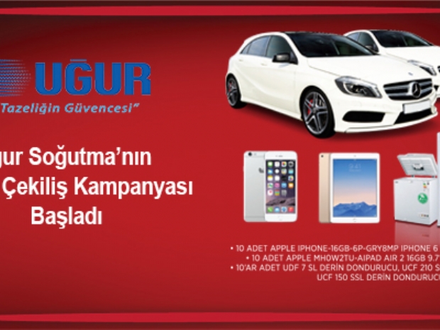 Uğur Soğutma’nın büyük çekiliş kampanyası başladı
