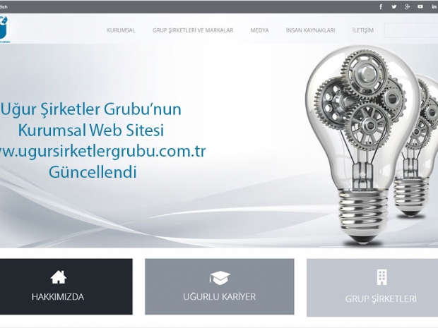 Uğur Şirketler Grubu’nun kurumsal web sitesi www.ugursirketlergrubu.com güncellendi